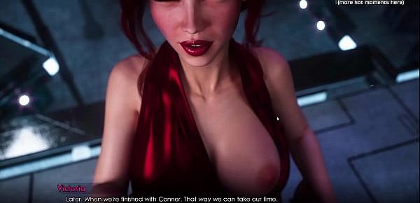  City of Broken Dreamers | Gorgeous redhead beauty with amazing huge oiled boobs rides a big cock | My sexiest gameplay moments | Part 4
